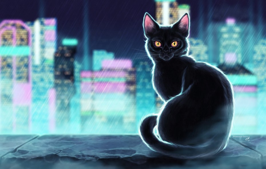 Кошки арты