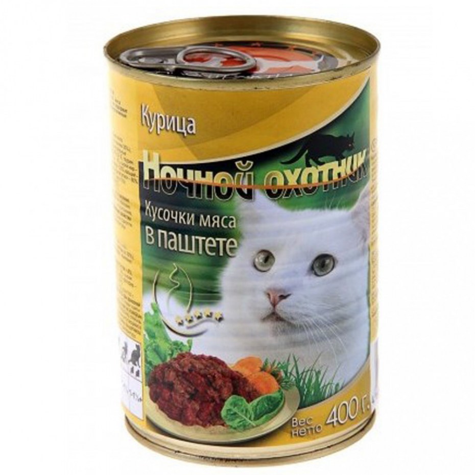 Ночной охотник 400 гр корм для кошек