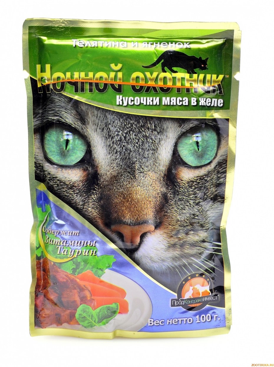 Ночной охотник паучи для кошек