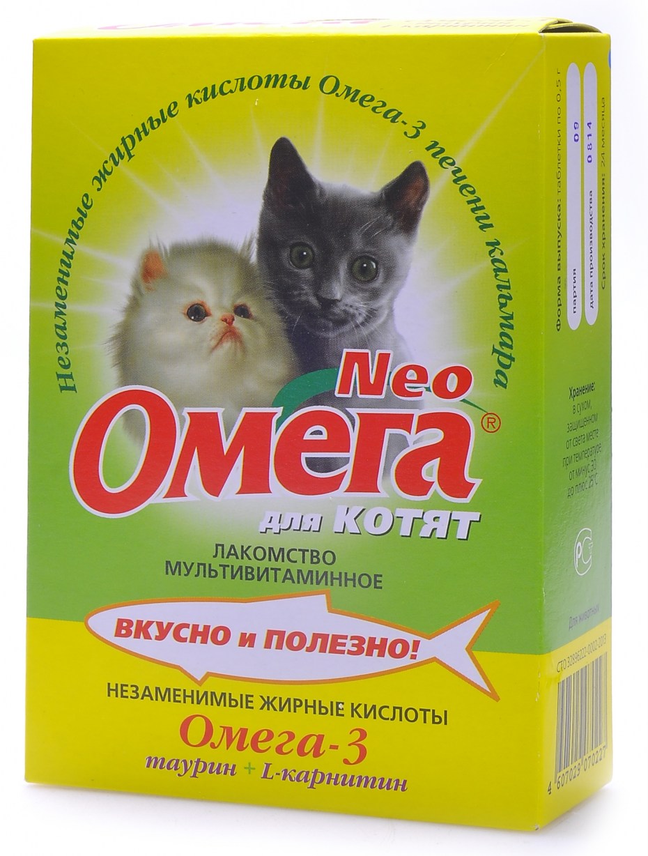 Витамины для котят Омега Нео
