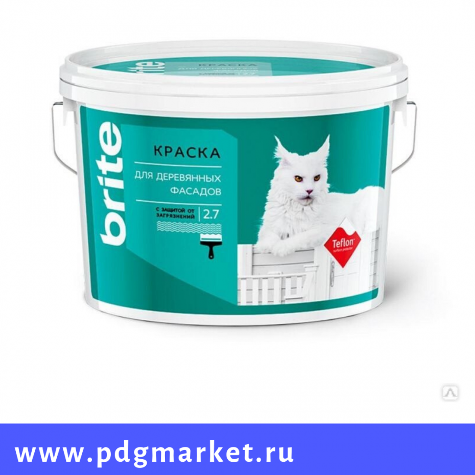 Краска Brite белоснежная для потолков