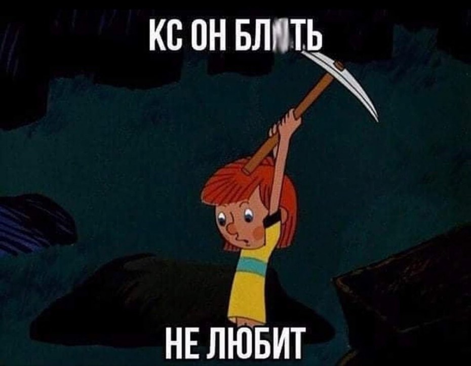 Кот какает