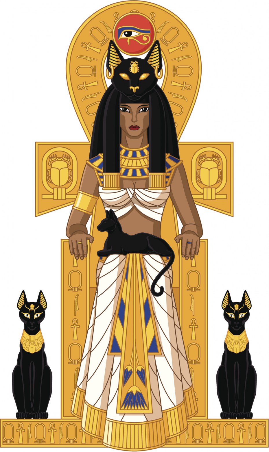 Богиня Бастет Клеопатра