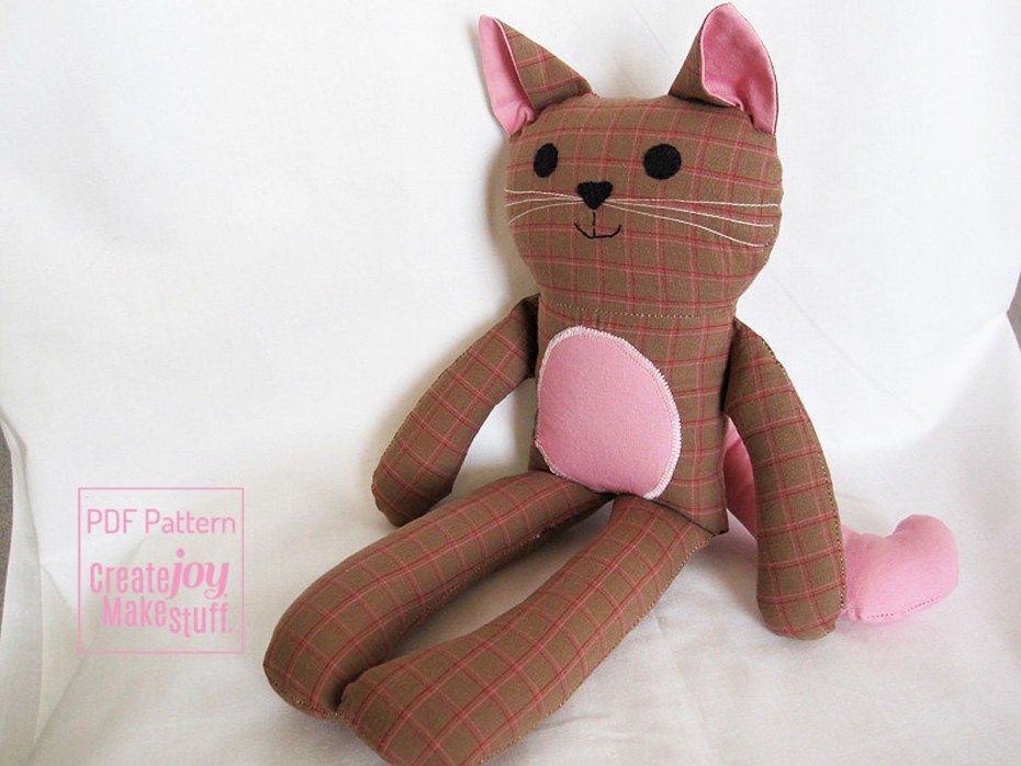 Кошка игрушка сшить