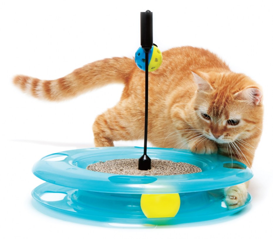 Игрушка для кошек: поле чудес "SWAT track & Scratcher": 31*31*6см (pl0369)