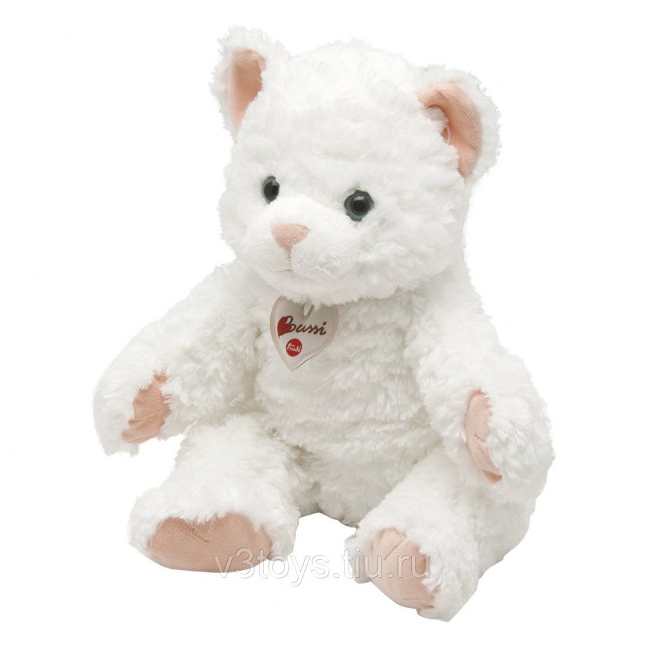 Мягкая игрушка Trudi кошка белая 20 см