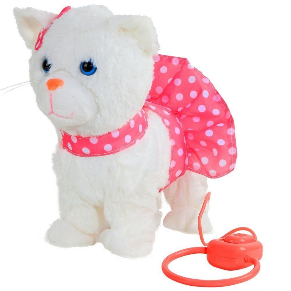 Кошка на поводке игрушка
