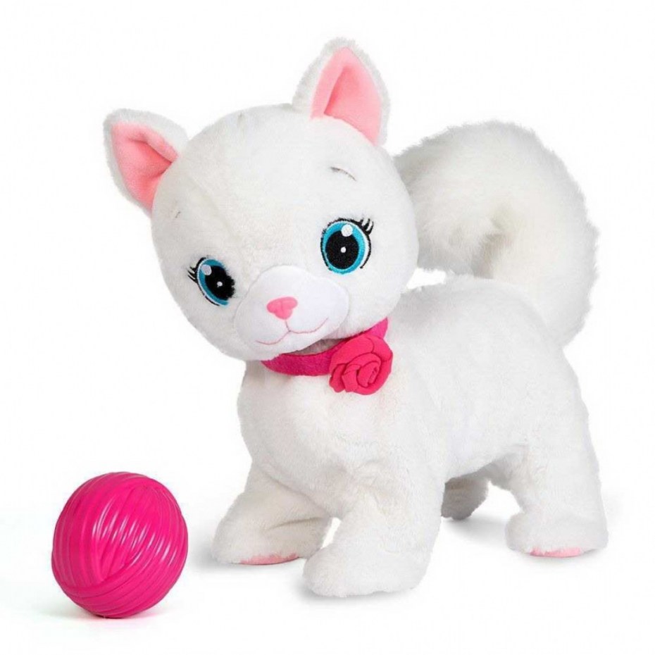 Интерактивная мягкая игрушка Club Petz кошка Бьянка с клубком