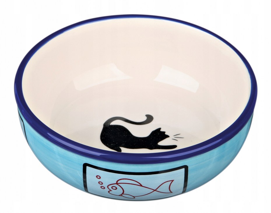 Миска для кошек "Барсик" 0,5л (серый) (25) м6939 АГ