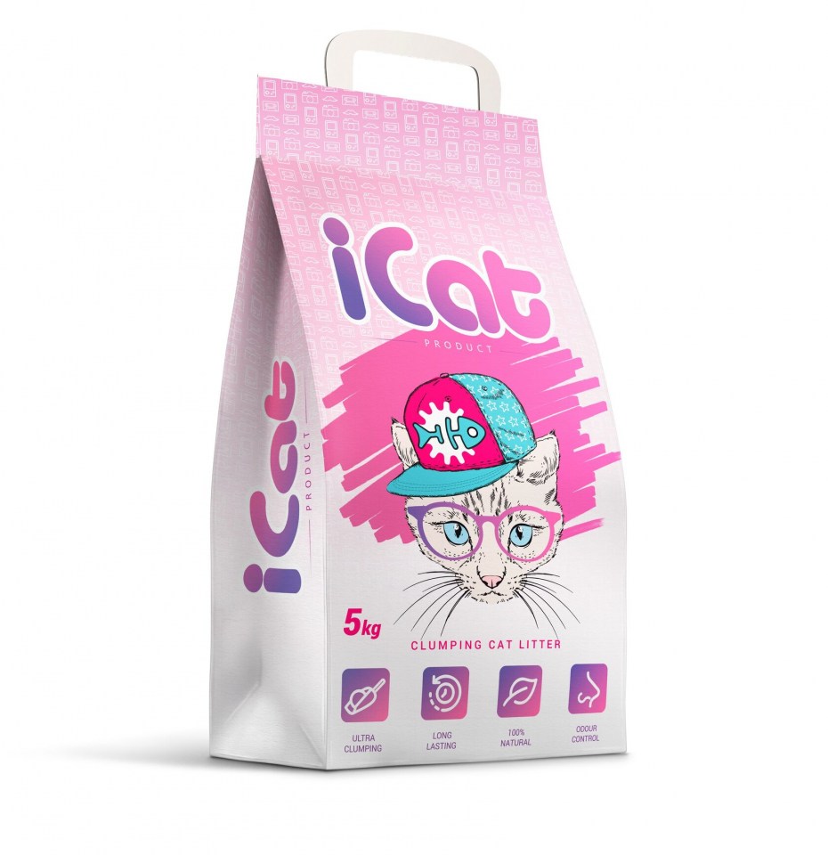 Комкующийся наполнитель icat