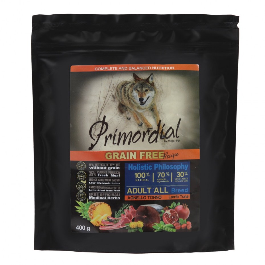 Сухой корм для собак Primordial Lamb Tuna