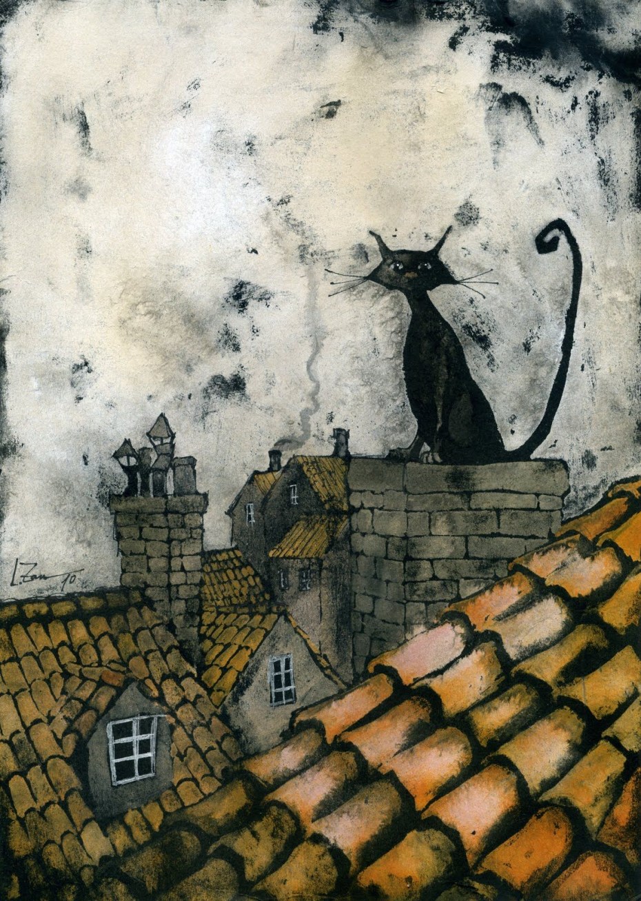 Кот на чердаке