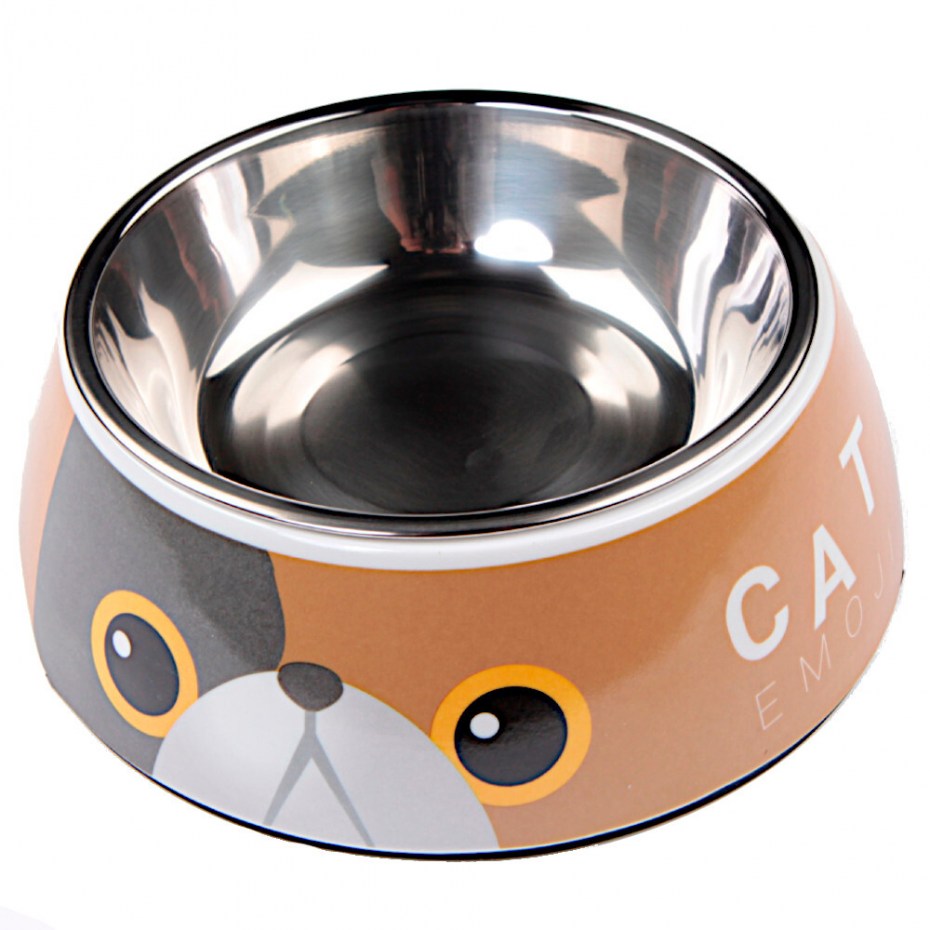 Миска Trixie керамическая Cat face, 0,25 л/12 см