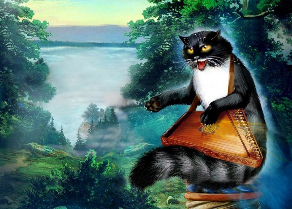Расписной кот Баюн