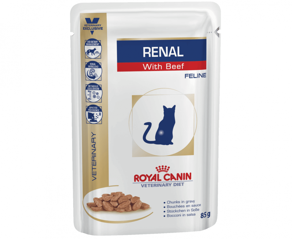 Royal Canin renal для кошек пауч