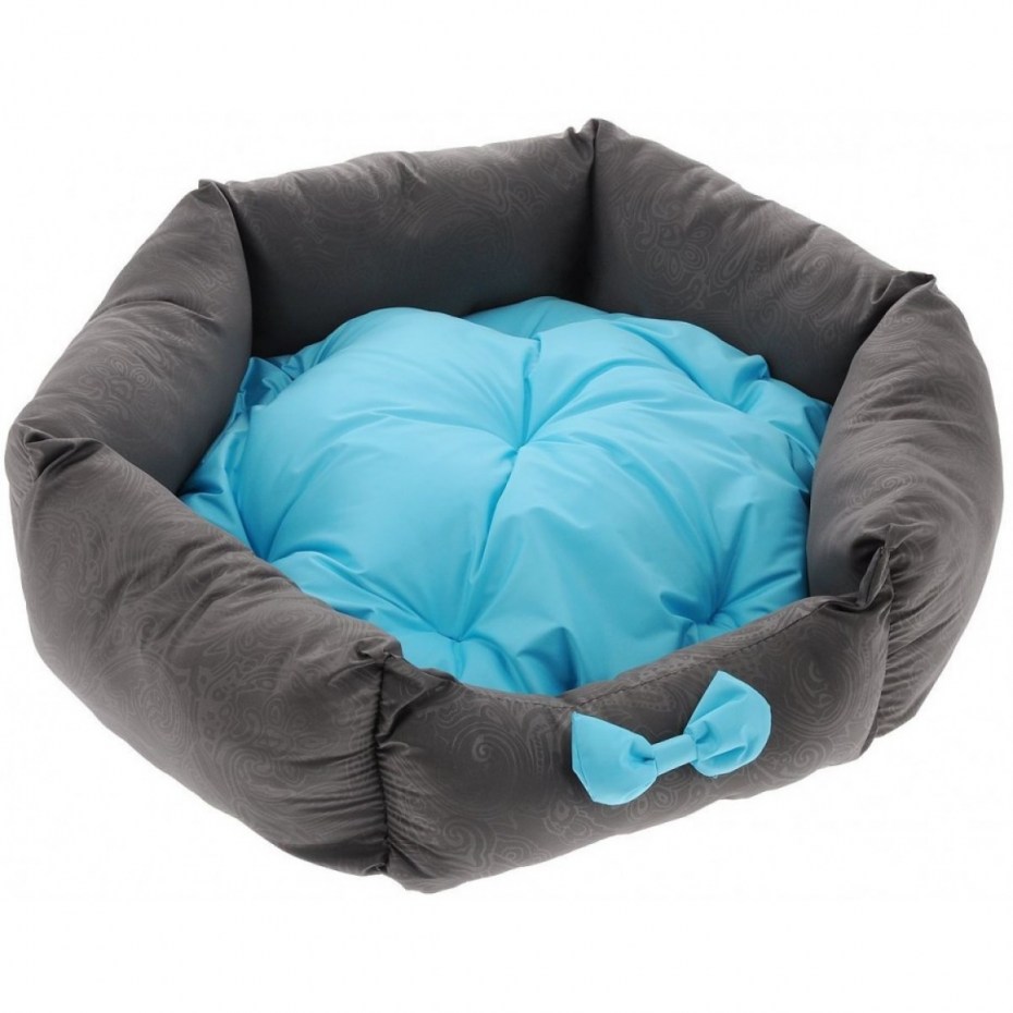 Лежанка Lion Manufactory "комфорт" s 53*48*16 см голубой