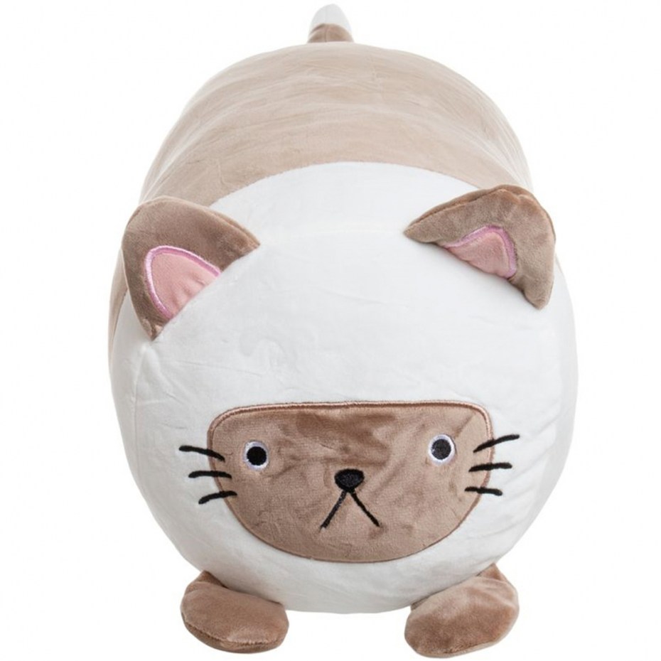 Мягкая игрушка круглый кот