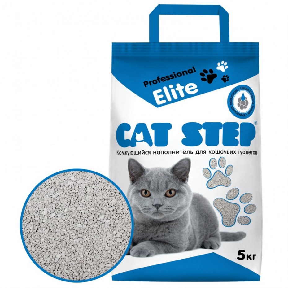 Cat Step Compact White Original 5л комкующийся