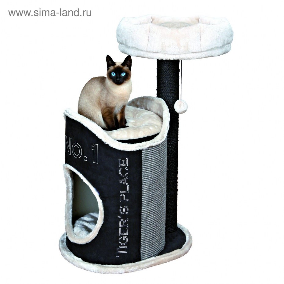 Когтеточка дом Zoo-m этажи 140см 8213