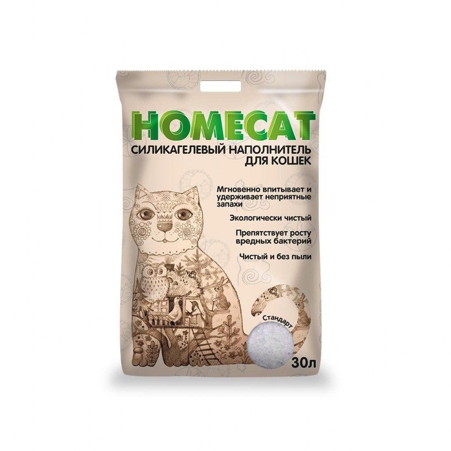 Homecat наполнитель силикагель