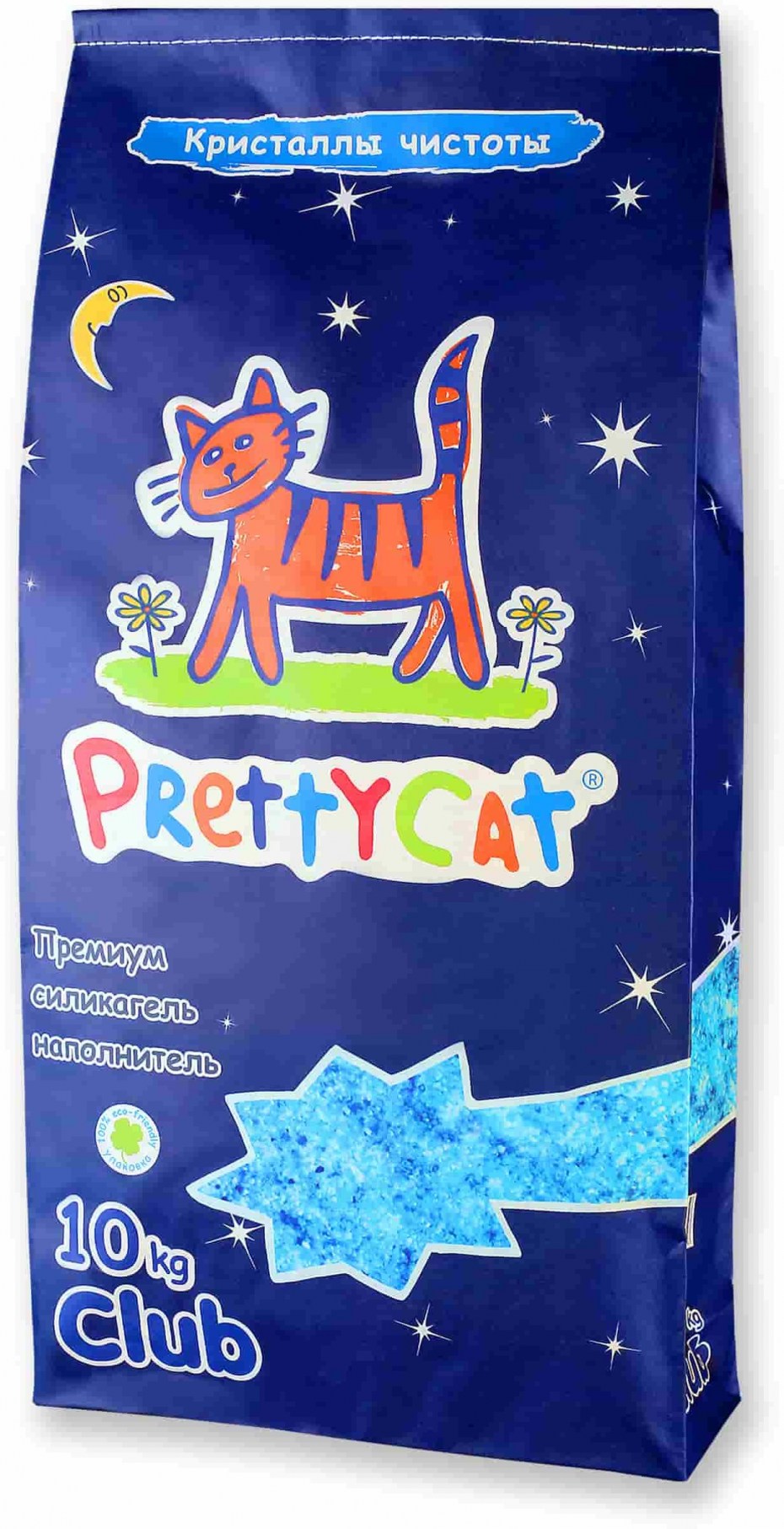 PRETTYCAT наполнитель силикагелевый Кристаллы чистоты 1,9 кг