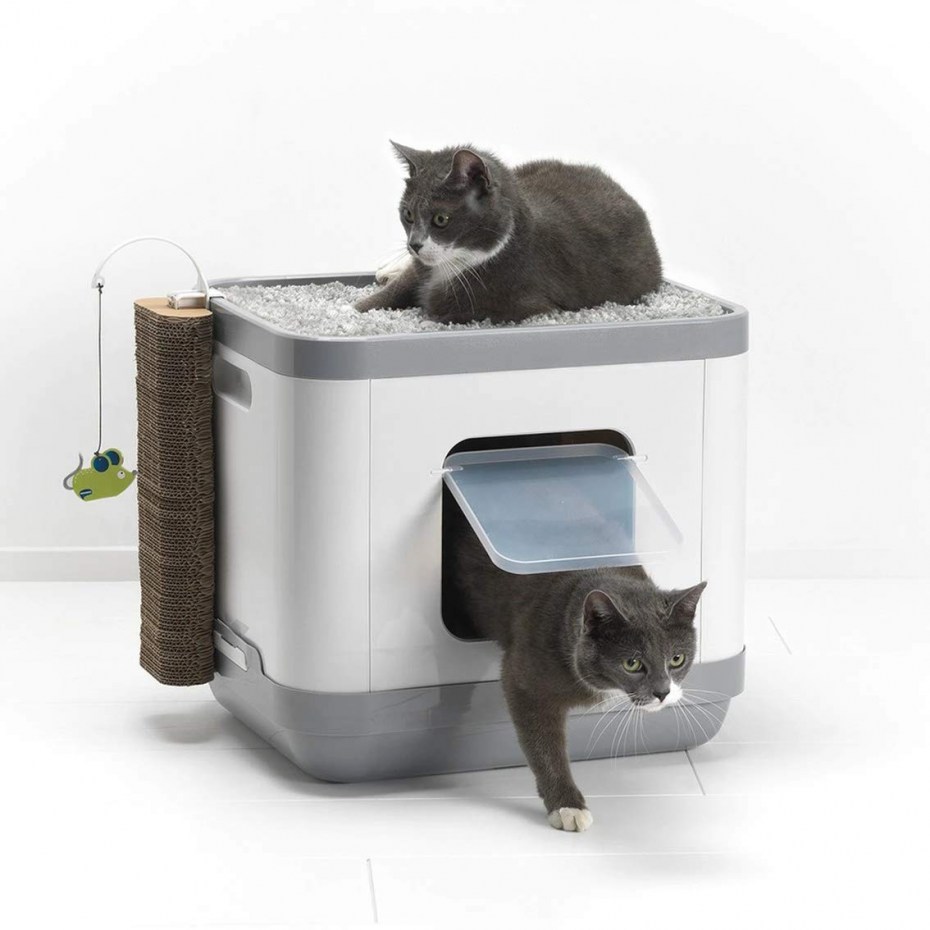 Туалет для кошек Curver "Pet Life", закрытый