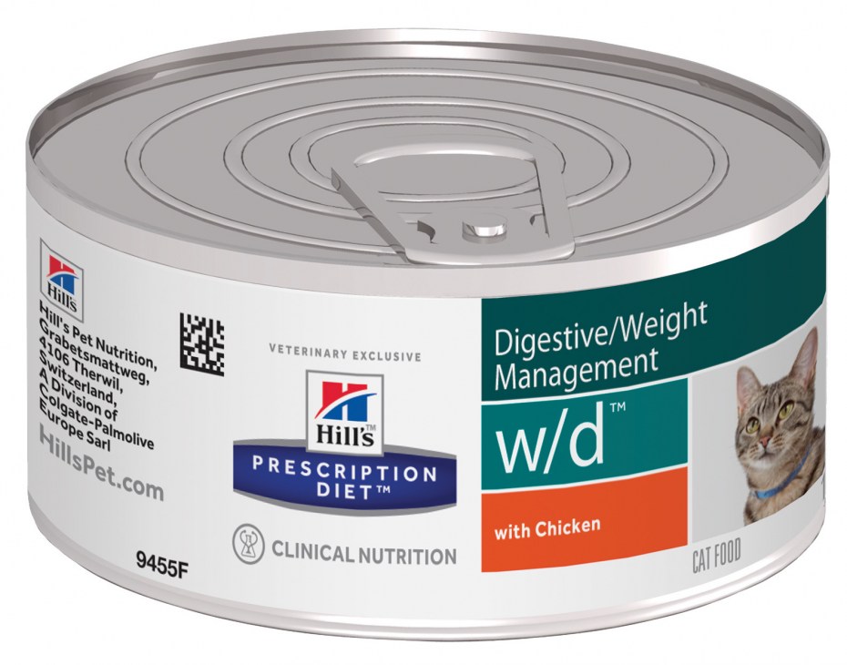 Hill's Prescription Diet w/d для кошек
