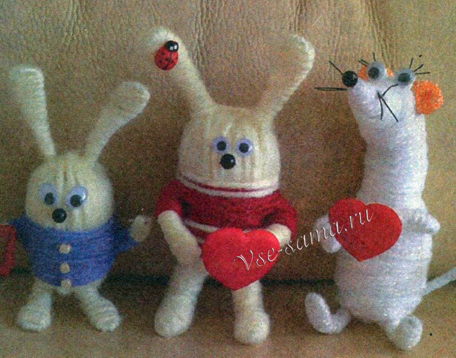 Игрушки из ниток