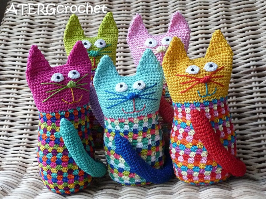 Игрушки из остатков пряжи