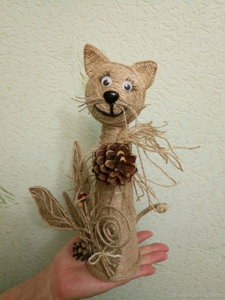 Животные из джута