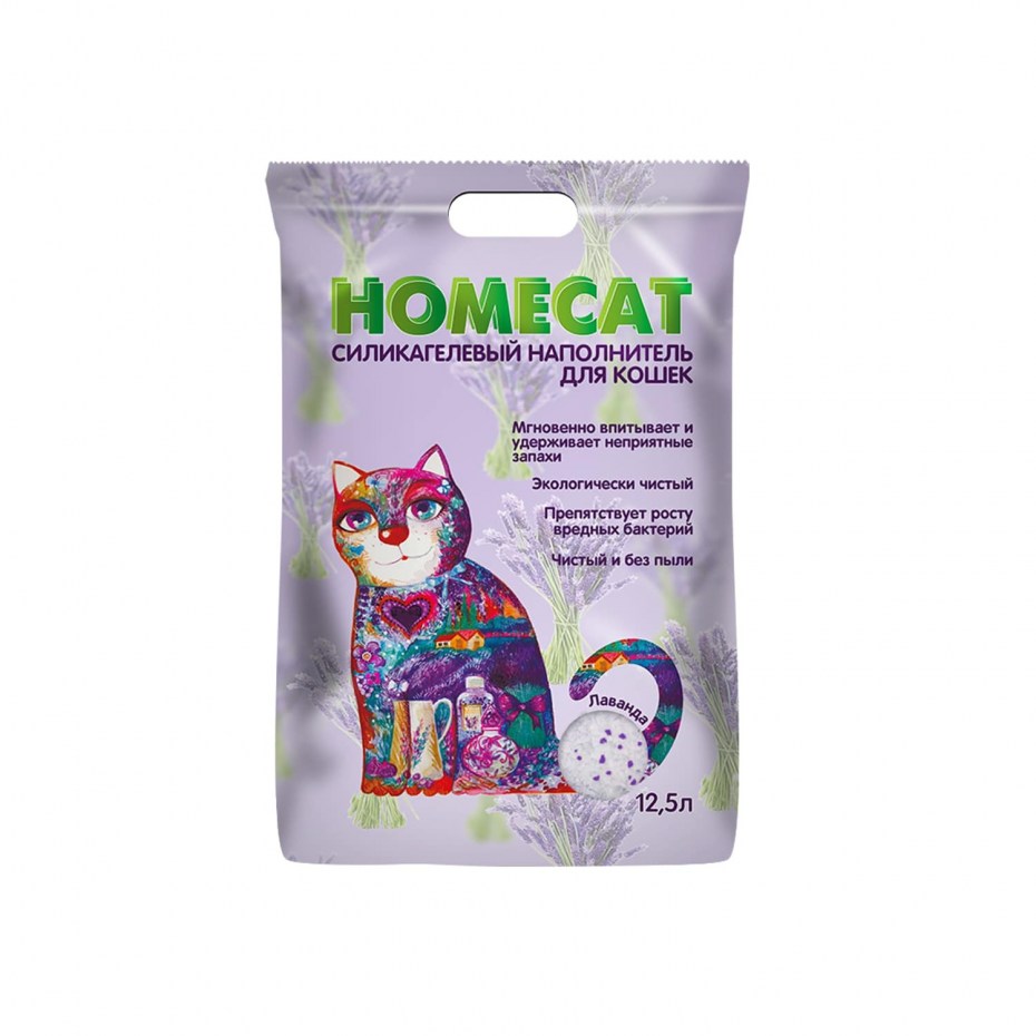 Наполнитель для кошачьего туалета Homecat Эколайн стандарт