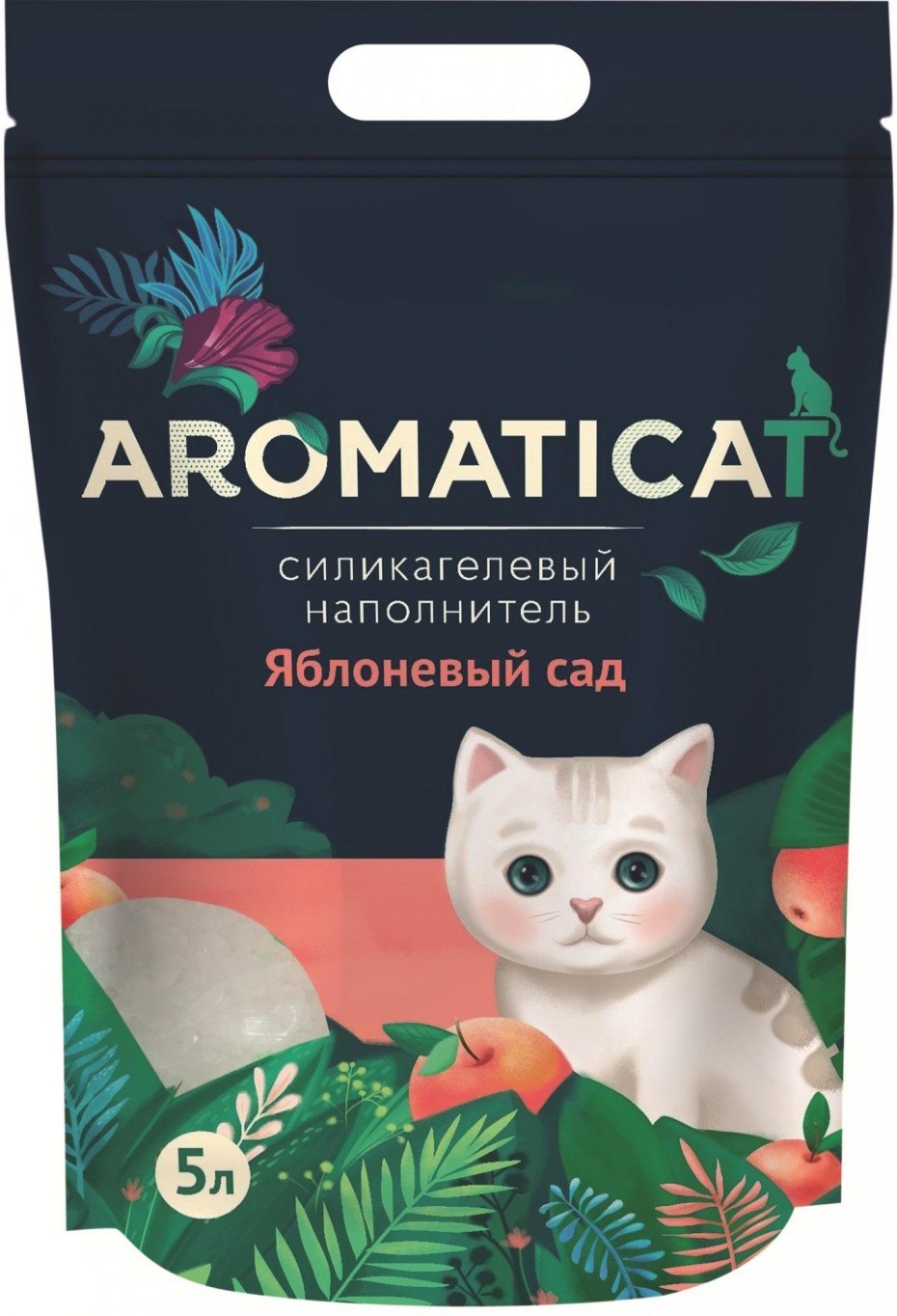 AROMATICAT силикагелевый наполнитель Яблоневый сад 5 л