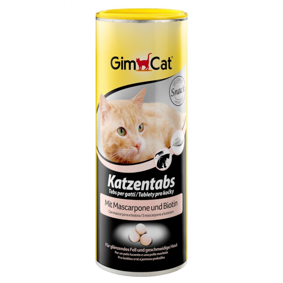 GIMCAT табс с рыбой и биотином 425 г
