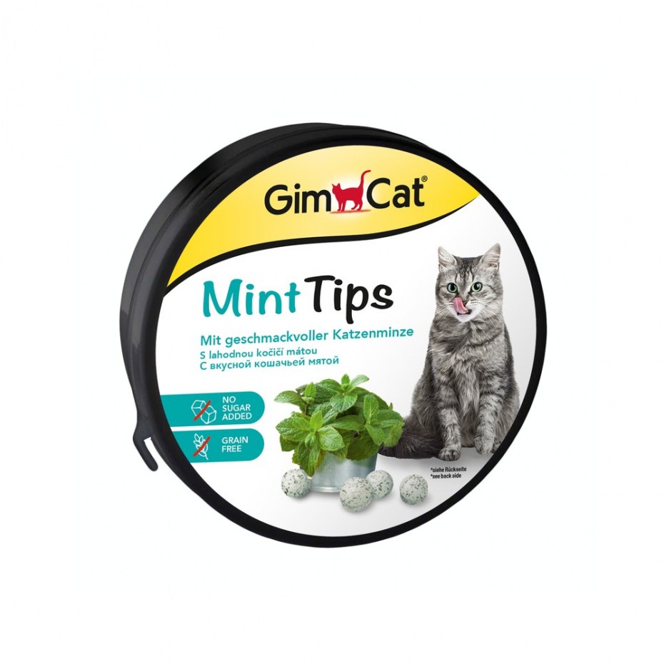 Gimpet лакомство витаминиз."Cat-MINTIPS" С кошачьей мятой д/кошек, 330шт 200г (408057)