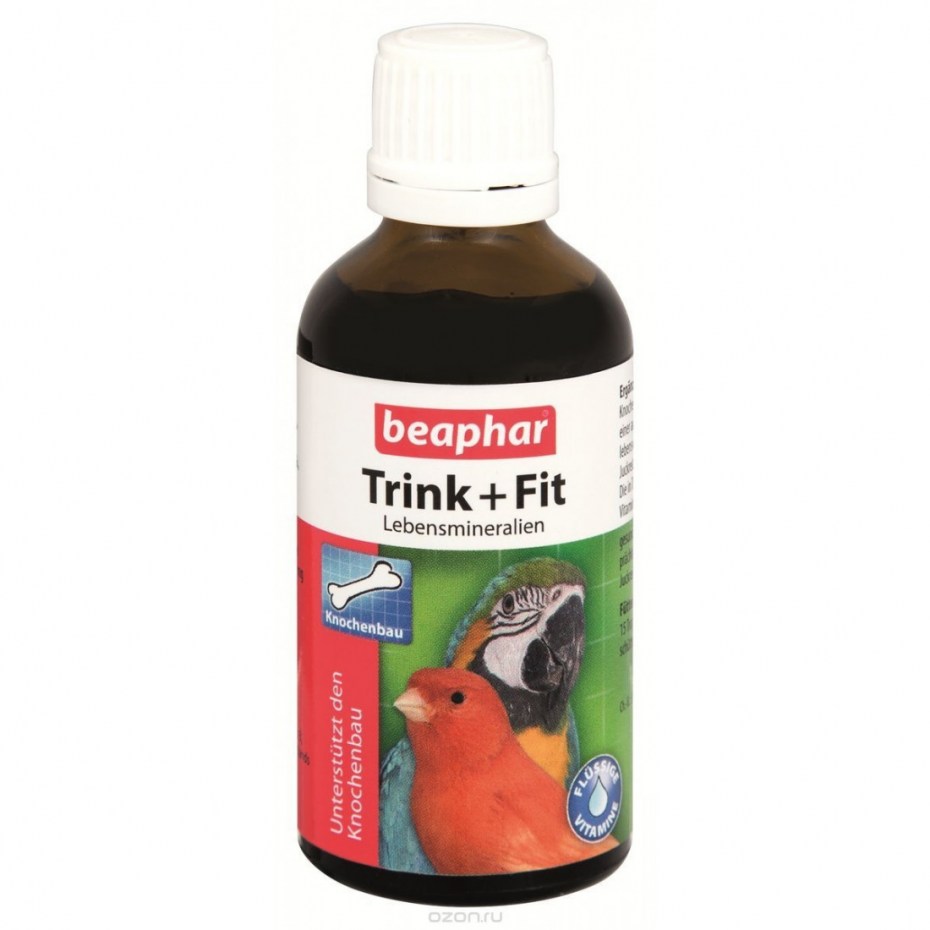 Беафар витамины д/птиц "Trink+Fit Birds" 50мл
