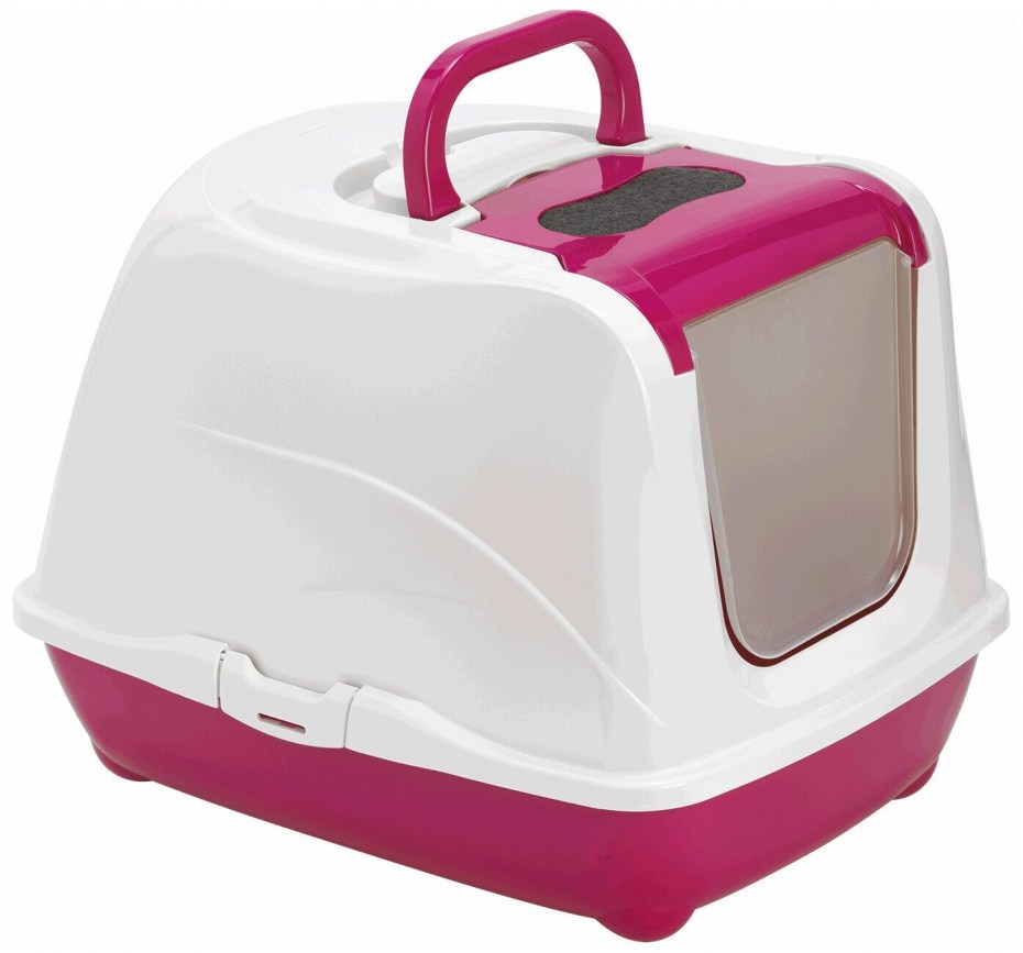 Moderna био-туалет Flip Cat 50x39x37h см с совком, розовый