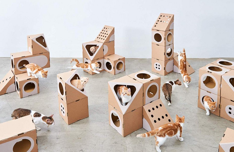 Домик для кошки кот Картонович