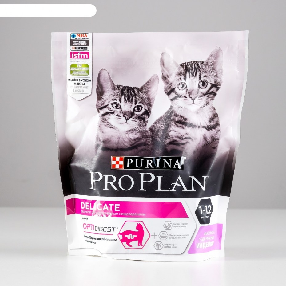 Pro Plan Sterilised сухой корм для кошек с индейкой 400г