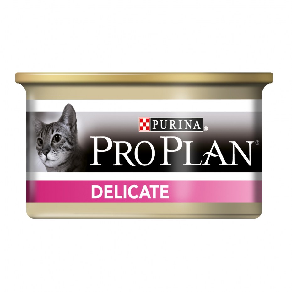 PROPLAN delicate д/кошек индейка 4+1 85г