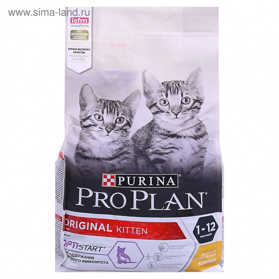 Pro Plan д/котят курица рис 400гр