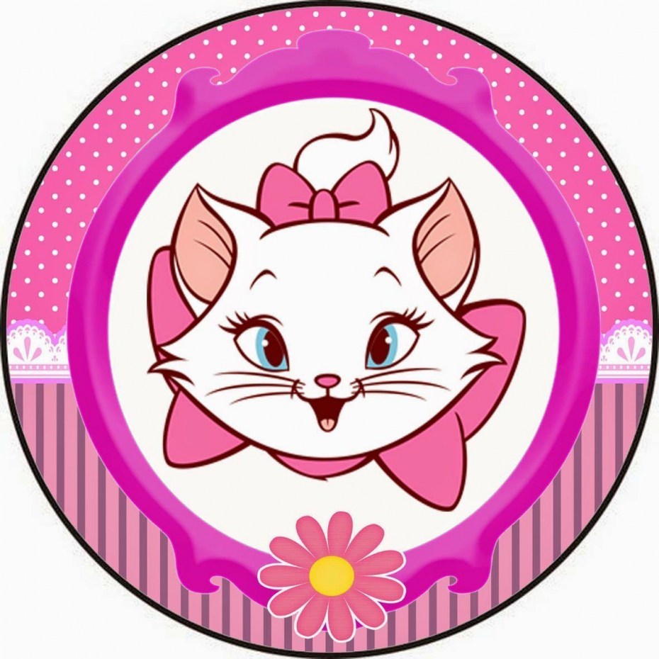 Кошечка Мари в круге