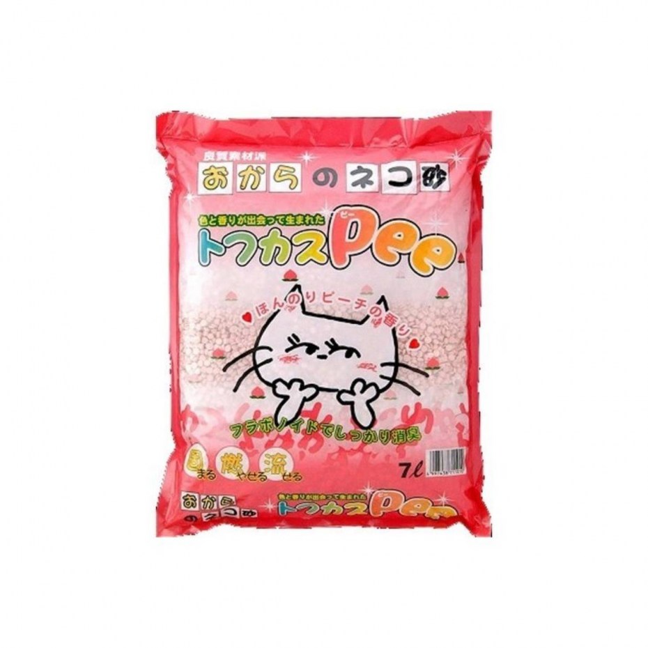 Наполнитель Japan Premium Pet тофу с натуральным персиком 7л