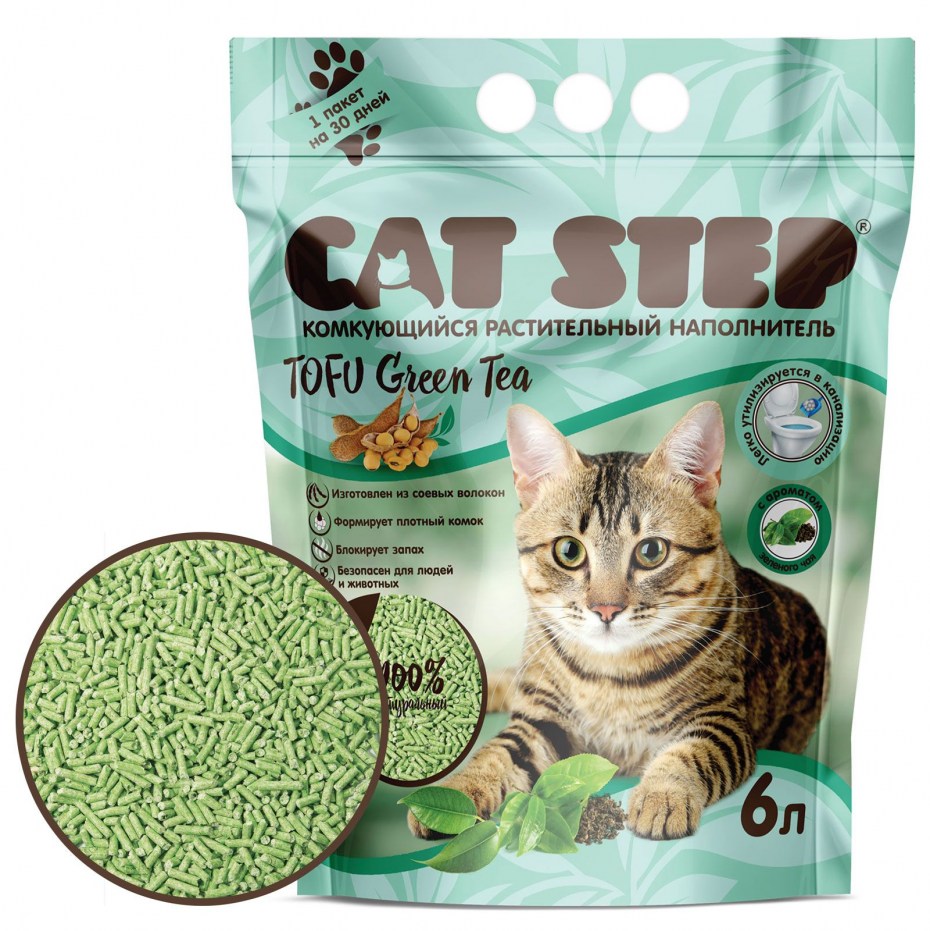 Наполнитель Cat Step Tofu Green