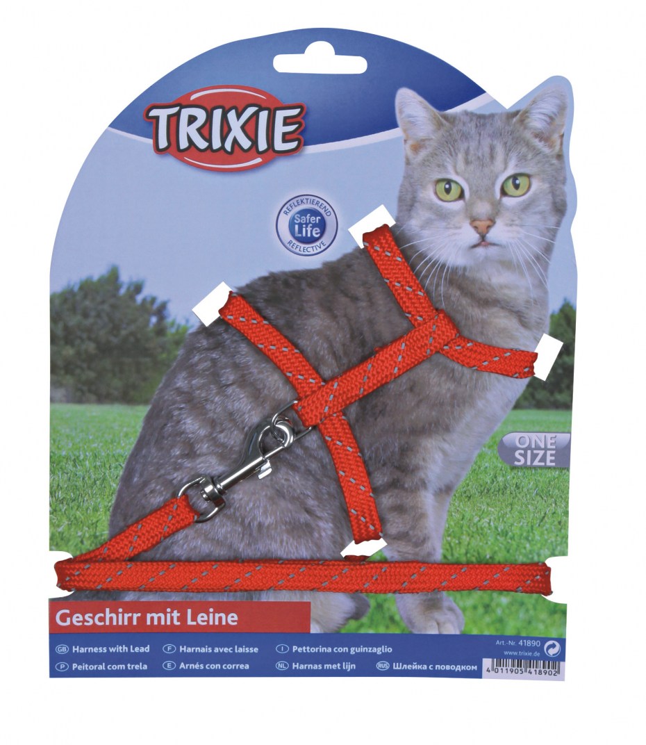 Шлея с поводком Trixie 4183