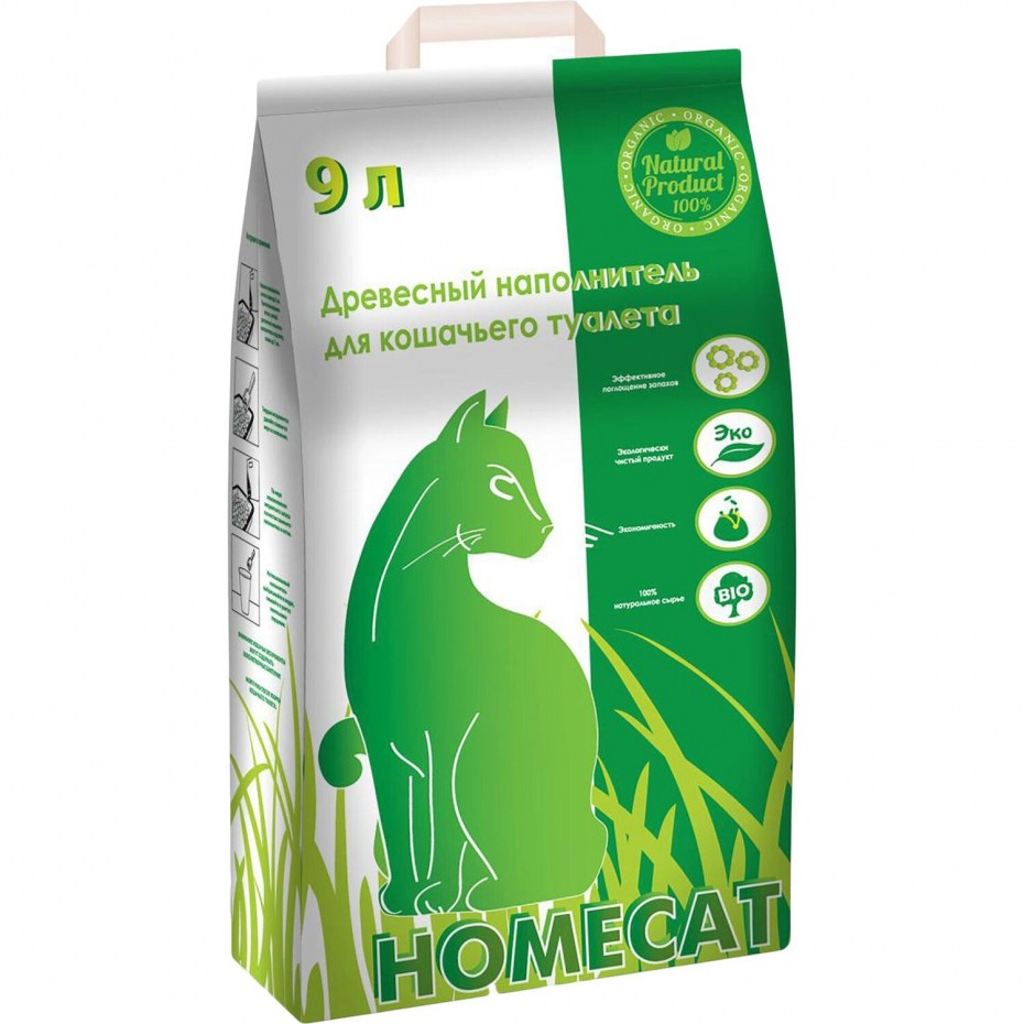 Комкующийся наполнитель Homecat 10 кг