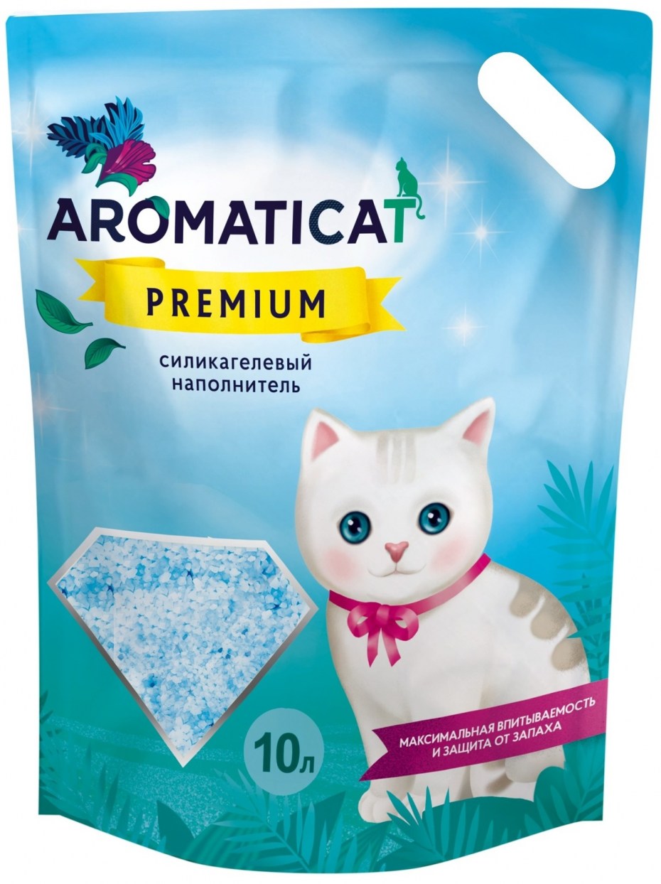 Наполнитель AROMATICAT классика силикагелевый 10л