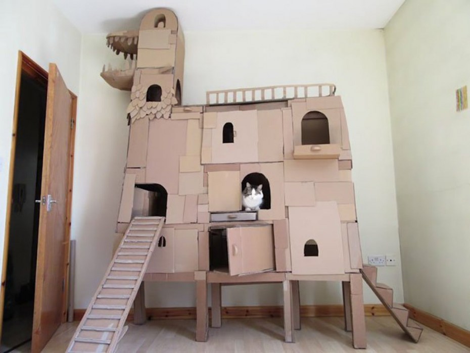 Домик для кошек "currious Cat Cube"