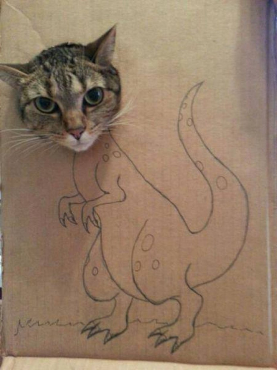 Кот котозавр