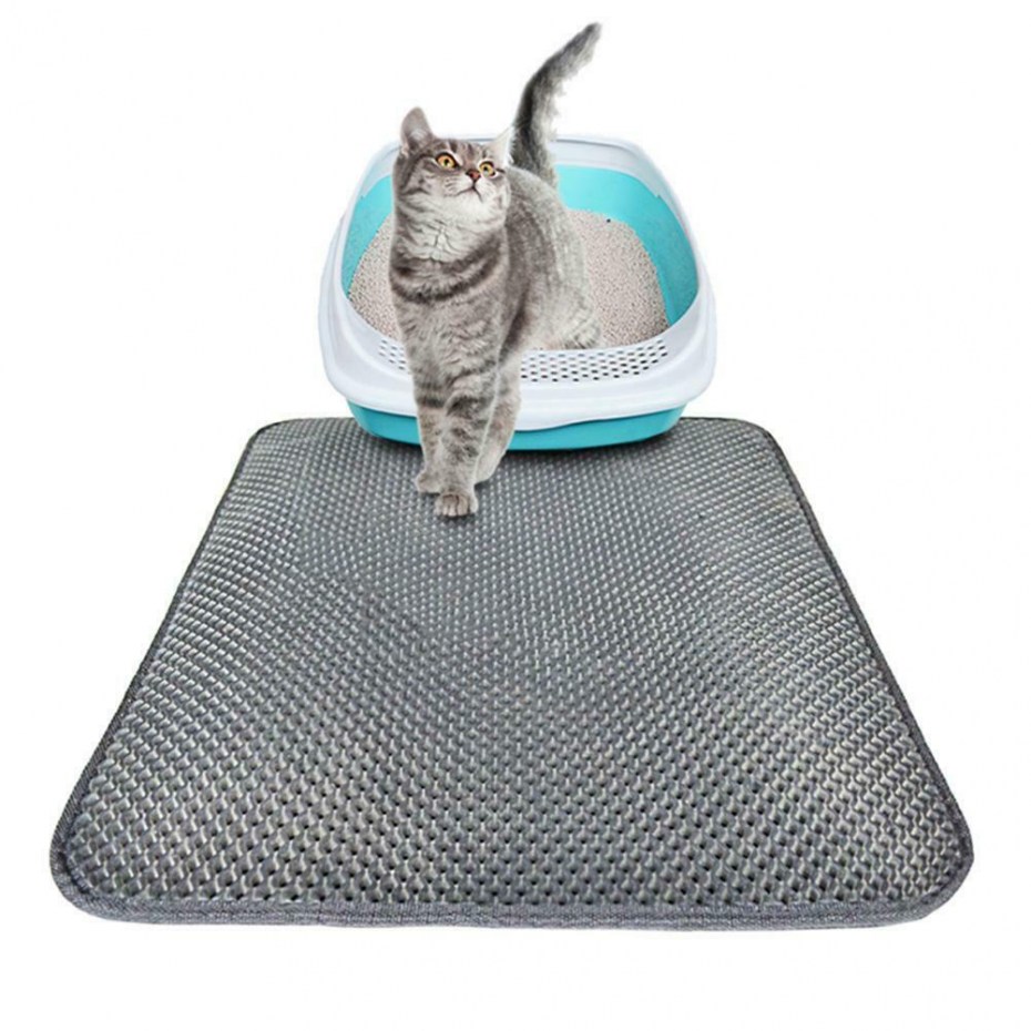 Homecat Eva 65 см х 49 см коврик для кошачьего туалета серый 3518740