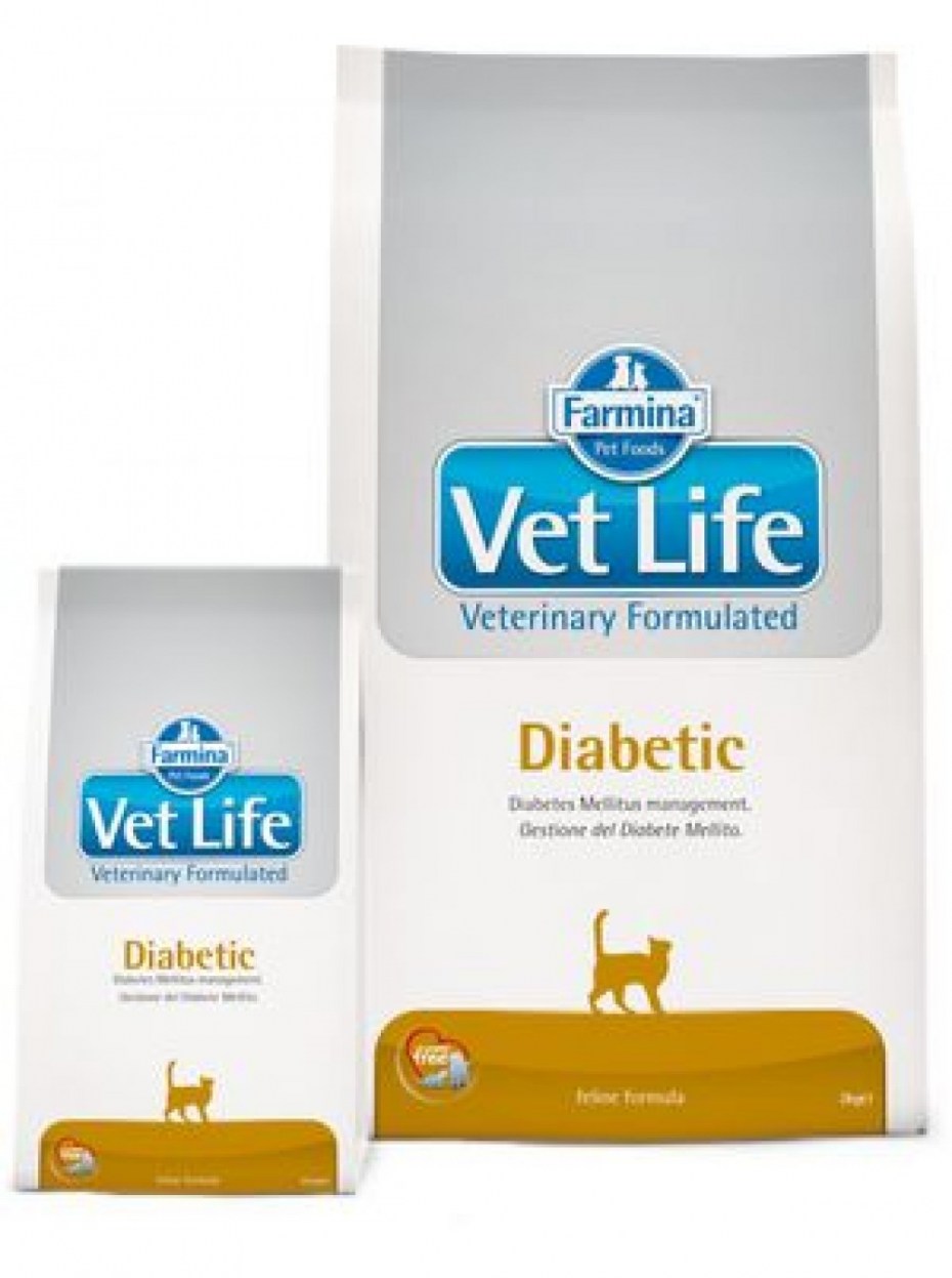 Vet Life сухой корм для кошек Diabetic при сахарном диабете